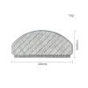 10Pcs Mop Cloth Replacement Compatible For ECOVACSCompatible For DEEBOT T10/T10 TURBO Robot Vacuum Cleaner Spare Accessories-ABUD view 2