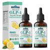 2 Pack GLP-1 Supplement Liquid Drops, 10-in-1 Formula with Berberine, Ceylon Cinnamon, Prebiotic Fiber & Green Tea Extract | Supports Healthy Metabolism, Digestive & Gut HealthVegan, Non-GMO view 1