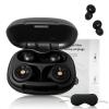 Ear Plugs for Sleeping Noise Cancelling 50dB, Reusable Hearing Protection for Snoring, Airplane Travel, Concerts & Focus, Includes 8 Silicone Tips & Comfortable Sleep Eye Mask (Black) view 1