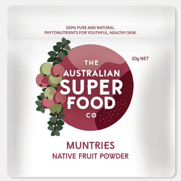 Australian Superfood Co. Freeze-Dried Muntries Powder 20g | Native Australian Superfood with Antioxidants & Bush-Food Flavor