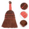 DINHEAROM Handmade Palm Brush Small Desktop Broom Lightweight Ergonomic Handle for Office Home Kitchen Cleaning view 3