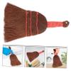 DINHEAROM Handmade Palm Brush Small Desktop Broom Lightweight Ergonomic Handle for Office Home Kitchen Cleaning view 4