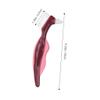 Anneome 3pcs Dual Head Denture Toothbrushes Hard Bristle Cleaning Brushes for False Teeth with Ergonomic Long Handle Reusable Design and Brush Heads for Denture Care view 2
