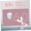 HEATSHAKING 3pcs U Shaped Silicone Toothbrush Bite Resistant Soft Brush Head for Deep Cleaning Oral Care Manual Tooth Cleaner view 2