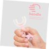 HEATSHAKING 3pcs U Shaped Silicone Toothbrush Bite Resistant Soft Brush Head for Deep Cleaning Oral Care Manual Tooth Cleaner view 3