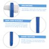 Anneome 2pcs Denture Toothbrushes Double Headed Small Brush for Hard to Reach Areas Ergonomic Thick Handle Teeth Care Accessories for Partial and Full Dentures Blue and Red view 3