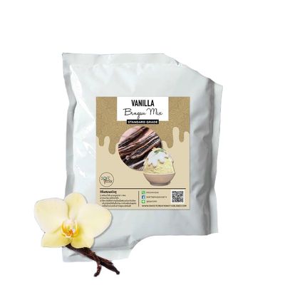 Bingsu Powder 1 kg Korean Shaved Ice Mix Base, Add 3 L Water, Machine-Ready for Block-Mold & Pour-Type Shaved Ice Machines, Made with New Zealand Milk Powder (Vanilla)