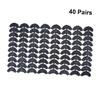 Healeved 40 Pairs Medium Slip Sole Protectors Wear Resistant Heel Repair Pads for High Heels Boots Sandals Shoes view 3