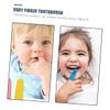 Healvian 12Pcs Silicone Finger Toothbrush for Soft Teeth Cleaning Tool Gentle Gum Care Prevents Plaque and Tartar Buildup Suitable for Oral Hygiene view 4