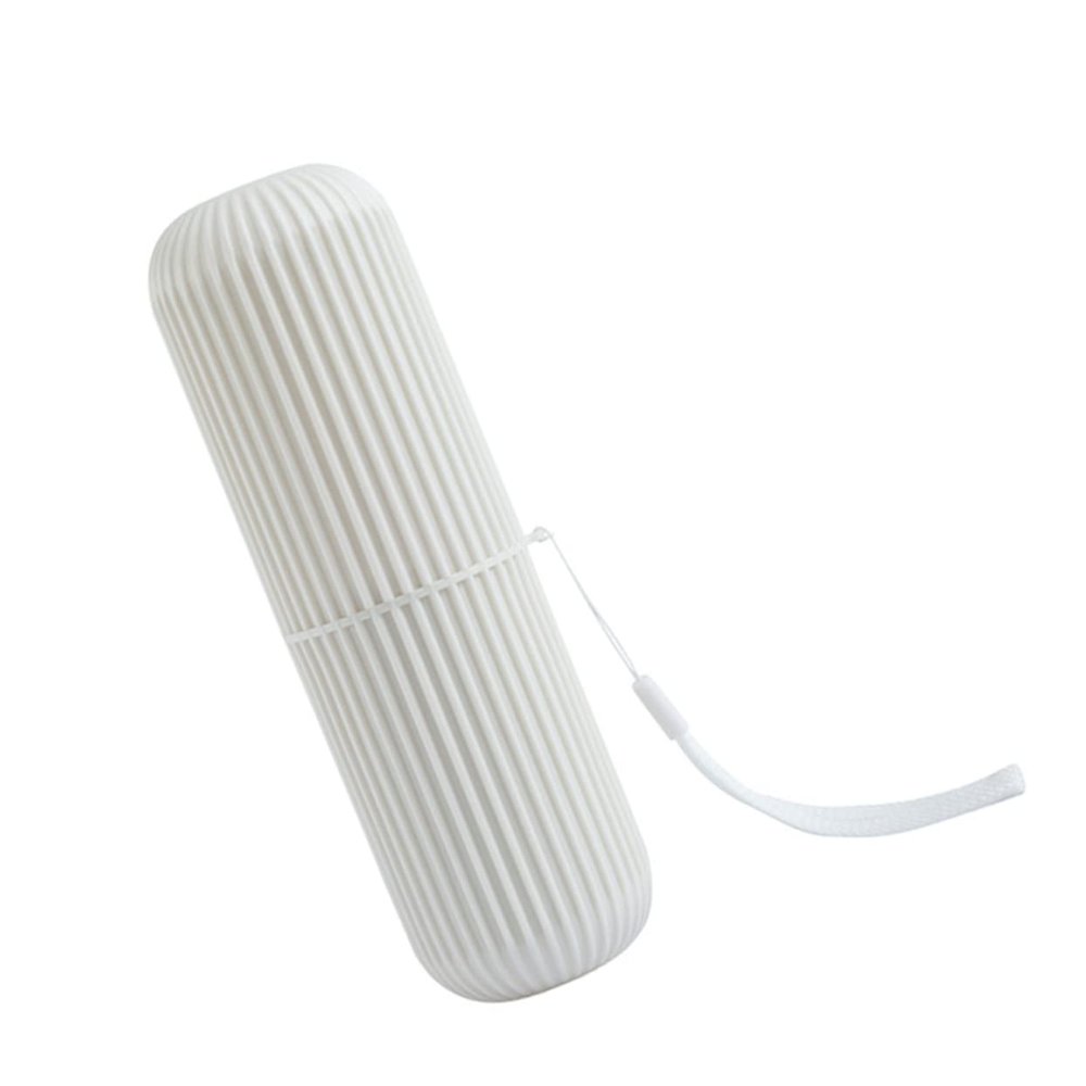 Anneome Portable Travel Toothbrush Holder Cup Plastic Tooth Brushing Mug for Adults Compact Storage Container for Toothpaste and Comb Stylish Case for Home and Trip Use