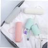 Anneome Portable Travel Toothbrush Holder Cup Plastic Tooth Brushing Mug for Adults Compact Storage Container for Toothpaste and Comb Stylish Case for Home and Trip Use view 3