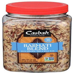 Casbah Rice Basmati Blend 21 oz (Pack of 4)
