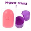 NOLITOY 2Pcs Period Holder Steamer Box for Microwave Sterilization and Storage Portable Female Supply Organizer in Purple and Pink High Grade PP Material view 3