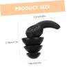 BATHVEVE Reusable Silicone and Swimming Generation Noise Reduction with Triple Sound Design Comfortable Fit for Men and Women for Snoring and Dormitory Use view 2