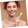 DINHEAROM 3Pcs Manual Toothbrush with Ultra Fine Bristles for Cleaning Safe Cartoon Design Suitable for Daily Use and Childrens Oral Care Random Color view 3