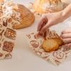 Bee's Wrap Beeswax Wraps for Food - 3 Pack of Assorted Beeswax Wraps - Small, Medium & Large Wrap - Plastic Free Made in USA Reusable Natural Food Wrap - Bakery Lane Print view 4