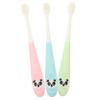ARTSEWPLY 3Pcs Toothbrushes Soft Bristle Toothbrushes with Ergonomic Silicone Handle Cartoon Design for Comfortable Oral Care Random Color view 1