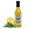 Barrel Roll Bar Essentials Lemon Rosemary Drinking Shrub | Craft Cocktail Mixer with Real Lemon, Fresh Rosemary & Bright Citrus | Perfect for Vodka, Gin, Tequila, Spritzers & Mocktails | Small-Batch Mixer 8 Ounce Bottle view 1