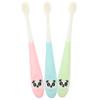 Beaupretty 3Pcs Toothbrush Ergonomic Handle Soft Bristles Comfortable Grip Cartoon Design for Daily Teeth Cleaning Random Color view 1