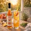 Barrel Roll Bar Essentials Ginger Peach Drinking Shrub | Craft Cocktail Mixer with Real Peach & Fresh Ginger Root | Perfect for Bourbon, Whiskey, Vodka, Tequila, Spritzers & Mocktails | Small-Batch Mixer 8 Ounce Bottle view 4