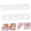 CLISPEED 10 Sets Finger Toothbrushes for Newborns Soft Food Grade Silicone Teeth Cleaning Tool with Dual Sided Design and Storage Cases for Oral Care and Teething Massage view 4