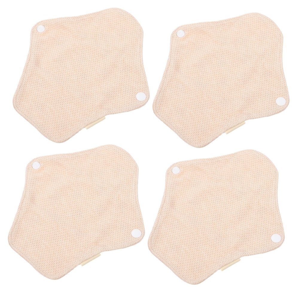 CONGARTENO 4PCS Reusable Washable Women Menstrual Pads Soft Skin Friendly Sanitary Napkins Portable Comfortable Period Essentials