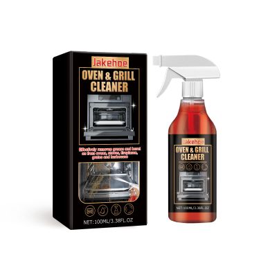 AuroraHyt Oven and Grill Cleaner, Heavy-Duty Degreaser Spray for Kitchen Stoves, BBQ Grills, 100ml/3.38 fl oz, Professional Strength Grease Remover (23.66 Fl Oz)