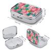 Flamingo Pineapple Travel Pill Organizer - Daily Pill Box to Hold Vitamins, Portable Pill Case Cod Liver Oil Storage Box with 2 Compartment for Pocket Purse view 2