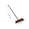 GARVALON Wooden Scrub Broom with Long Handle Soft Bristle Hard Broom for Outdoor Indoor Floor Cleaning Deck Scrubbing Tool for Home Under Cabinets and Corners view 2