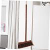 GARVALON Wooden Scrub Broom with Long Handle Soft Bristle Hard Broom for Outdoor Indoor Floor Cleaning Deck Scrubbing Tool for Home Under Cabinets and Corners view 4