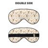 Deer Autumn Leaves Sleep Mask Adjustable Straps Soft Eye Mask Perfect for TTravel Nap Shift Work Office view 2