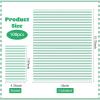 100pcs Sage Green Striped Paper Napkins 3 Ply Spring Green and White Dinner Disposable Hand Towels Sage Wedding Decorative Guest Bathroom Napkins for Golf Boho Baby Bridal Shower Picnic BBQ Party view 4