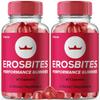 (2 Pack) Eros Bites Gummies Supplement for Men, Official ErosBites Gummy Pills Performance Blend Maximum Strength Natural Support Overall Health Wellness, EroBites Advanced Formula Gomitas (120 Ct) view 1