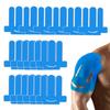 18 Pcs Kinesiology Tape for Shoulder Pain Relief Precut Sport Tape for Shoulder-Support & Stability, Hypoallergenic Latex-Free Athletic Tape for Shoulder, Waterproof & Breathable Muscle Tape(Blue) view 1
