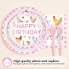Greencian 96 Pcs Chicken 1st Birthday Party Decorations, Serves 24 view 3