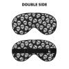Gothic Skull Sleep Mask Adjustable Straps Soft Eye Mask Perfect for TTravel Nap Shift Work Office view 2
