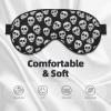 Gothic Skull Sleep Mask Adjustable Straps Soft Eye Mask Perfect for TTravel Nap Shift Work Office view 3