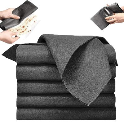 10 Counts Thickened Magic Cleaning Cloth 2025, Reuseable Streak Free Microfiber Magic Cleaning Cloth, Absorbent Cleaning Rag for Mirror, Glass, Window & Car (5)