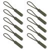 10pack Paracord Zippers Pulls Portables Zippers Pulls Outdoor Bag for Easy Use in Camping and Outdoor Sports view 1