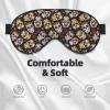 Rose Sugar Skull Sleep Mask Adjustable Straps Soft Eye Mask Perfect for TTravel Nap Shift Work Office view 3