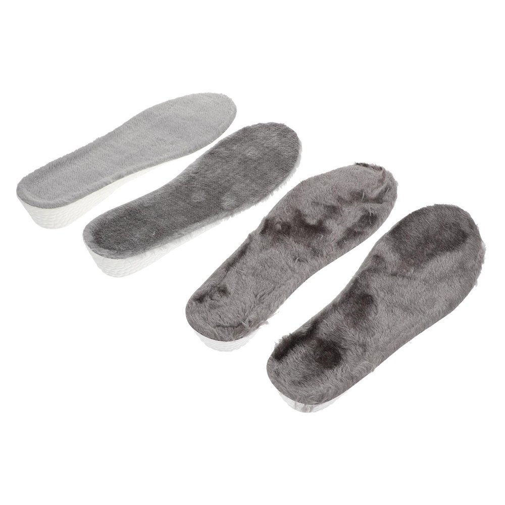 HOUDERCO 2 Pairs Heightening Sports Shoe Cushions Sweat Absorption Breathable Insoles for Men Women with Skid Heel Pad Absorbing Inserts for Comfortable Everyday Use
