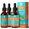 3Pack Sea Moss Drops - Irish Sea Moss Chlorophyll Liquid with Black Seed Oil, Ashwagandha, Moringa, Turmeric, Elderberry, Mullein, Seamoss Gel Supplement for Liver Cleaner, Detox & Gut, Immune Support view 1