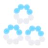 Baluue 24pcs Soft Reusable Silicone Sleeping Noise Reduction Earbuds for Dormitory Sound Insulation Comfortable Ear Protection view 1
