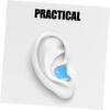 Baluue 24pcs Soft Reusable Silicone Sleeping Noise Reduction Earbuds for Dormitory Sound Insulation Comfortable Ear Protection view 4
