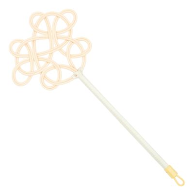 ABOOFAN Long Handle Quilt Cleaning Tool Rattan Carpet Beater Dusting Tool for Quilts and Rugs Soft Flexible Woven Material Manual Dust Remover for Home Use