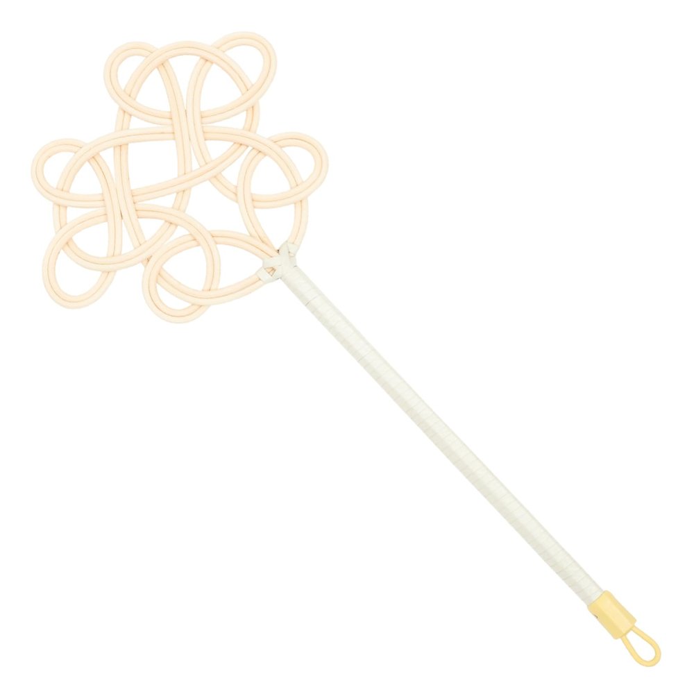 ABOOFAN Long Handle Quilt Cleaning Tool Rattan Carpet Beater Dusting Tool for Quilts and Rugs Soft Flexible Woven Material Manual Dust Remover for Home Use