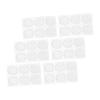 Healifty 36pcs Transparent Silicone Heel Liners Soft Oval Pads for Heel Relief Invisible Fit Shoe Cushions Reusable Protective Foot Covers for and Daily Wear view 1