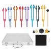 BLACKTK Healing Slides, Resonant Healing Slides Set, Deep Relaxation, Activation Tool, Hammer, Acupuncture Point Massage Base view 1