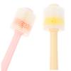 Baluue 3Pcs Toothbrush Soft Bristles Manual Rotatable Design for Teeth Cleaning and Gum Massage Washable Toothbrushes Ages Green Random Color view 3