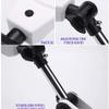 Plug-in Magnifier with LED Light, Elderly Reading Multi-Purpose Desktop Folding 1.5 Times 5 Times Magnifier view 4
